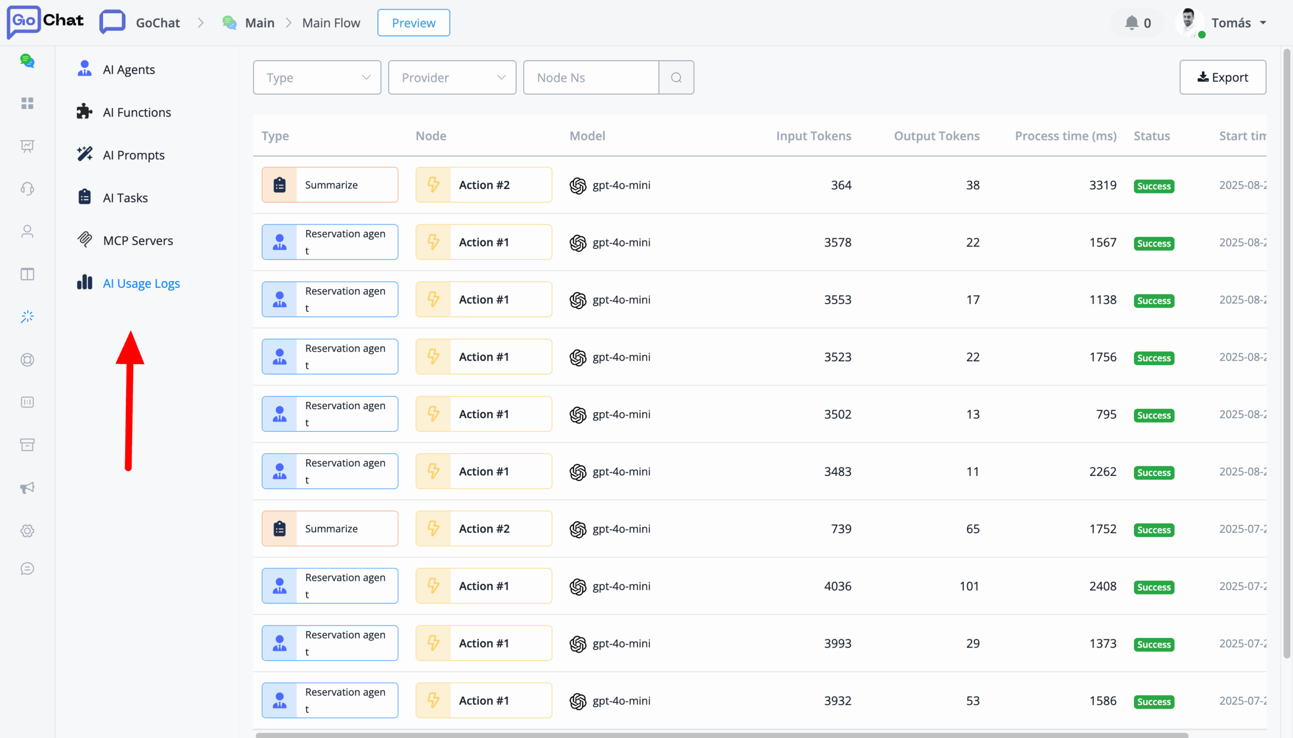 GoChat · The AI Chatbot for any business